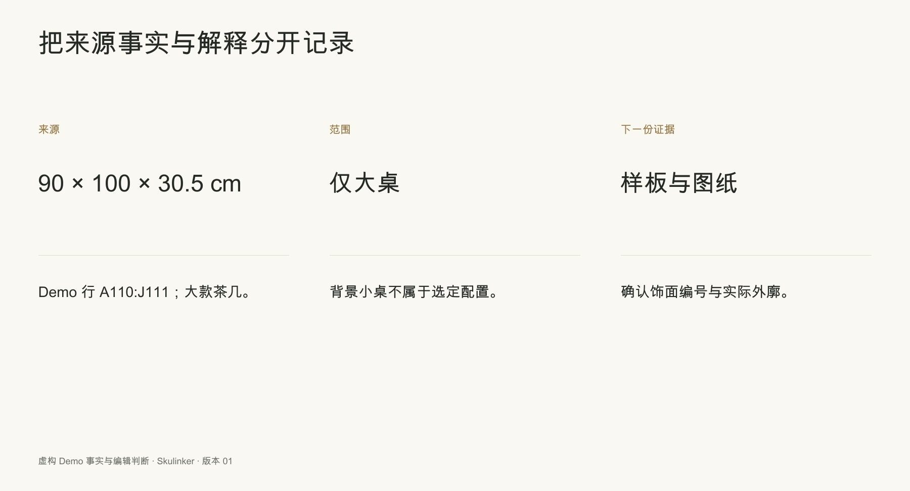 来源尺寸、所选范围与下一份证据分别记录。