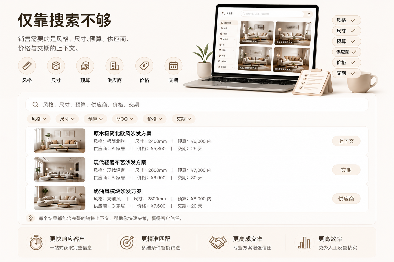 仅靠搜索不够展示图
